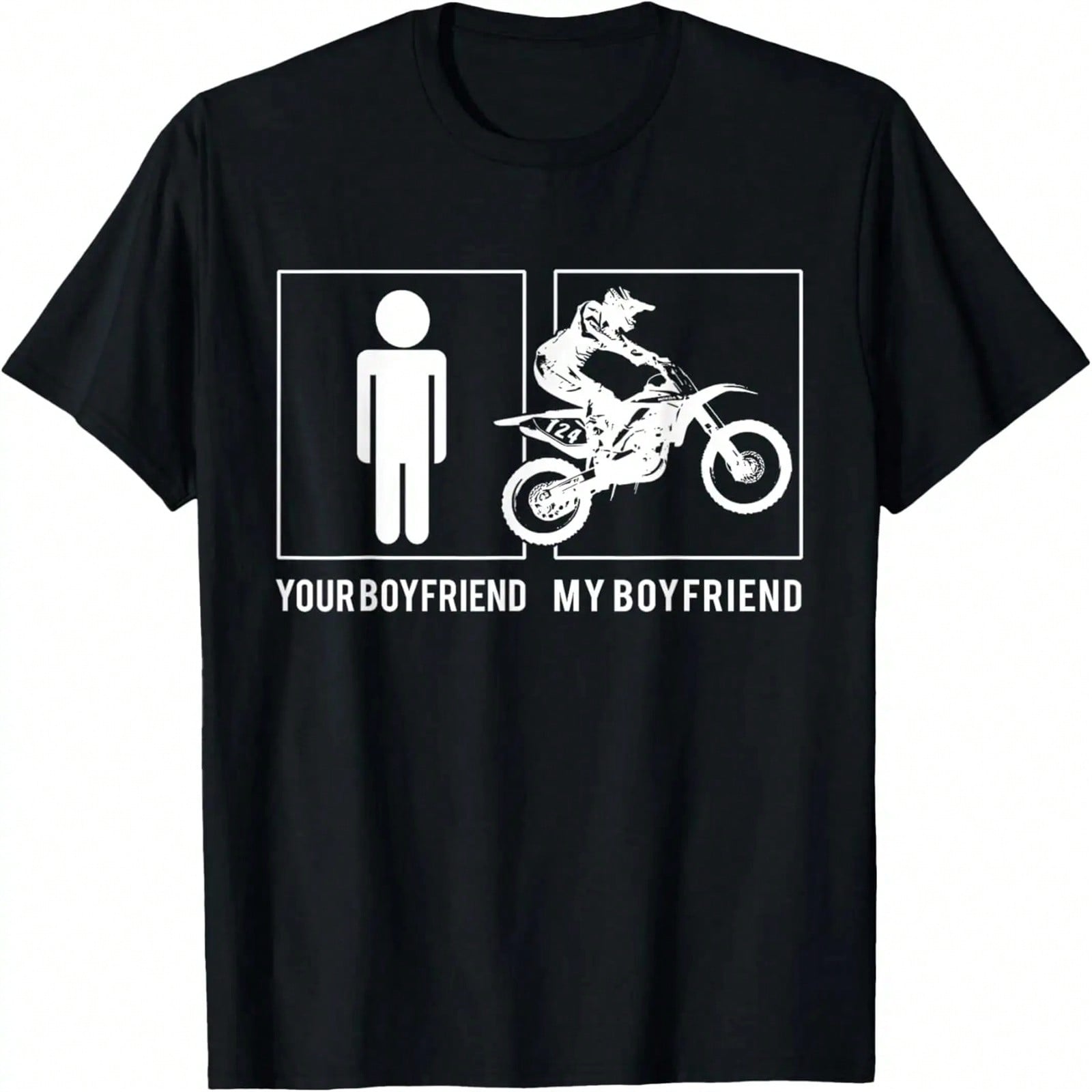 DIRT BIKER - YOUR FRIEND - MY FRIEND T SHIRTS S разноцветный