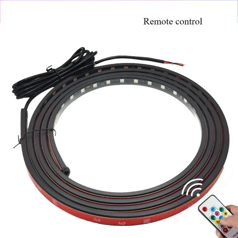 Truck Led Singal Light Night Driving Safety Warning Light RGB 7 Colorful Flashing Atmosphere Lamp 24V Car Decorative Light