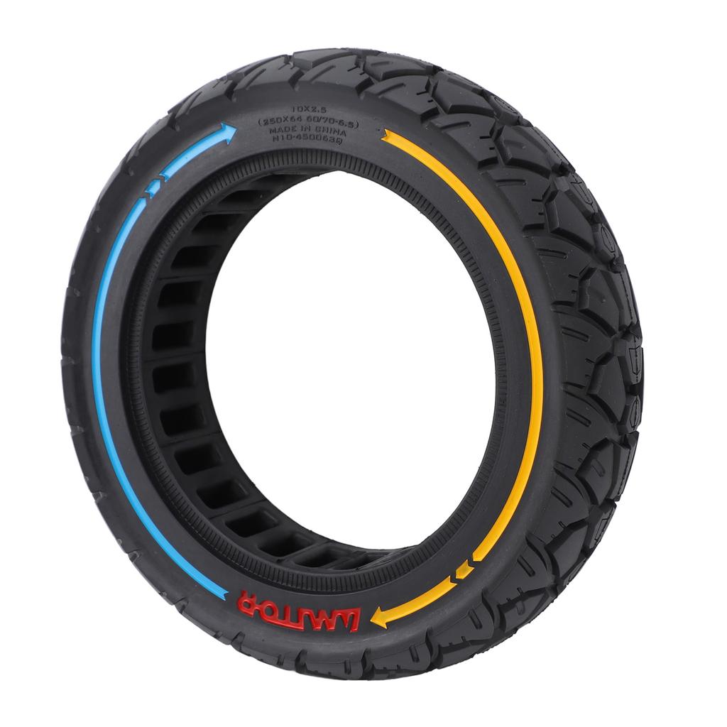 10x2.5 Electric Scooter Tire Colorful Rubber Anti Skid Scooter Honeycomb Solid Tire for G30 Scooter