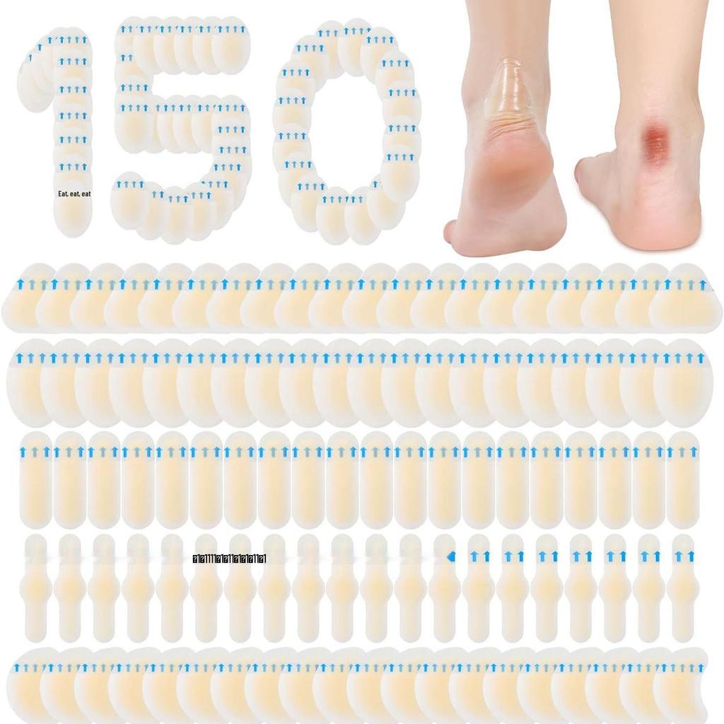 Hydrocolloid Anti-Friction Heel Blister Patch – Foot Care Dressing