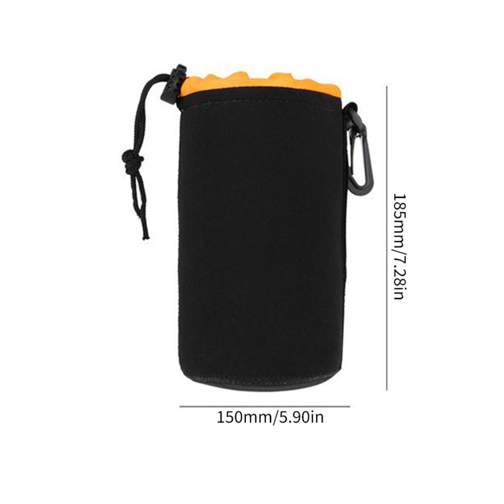 Camera Lens Pouch Bag Soft Neoprene Waterproof DSLR Camera Lens Protective Bag For Canon Sony Most Digital SLR Camera