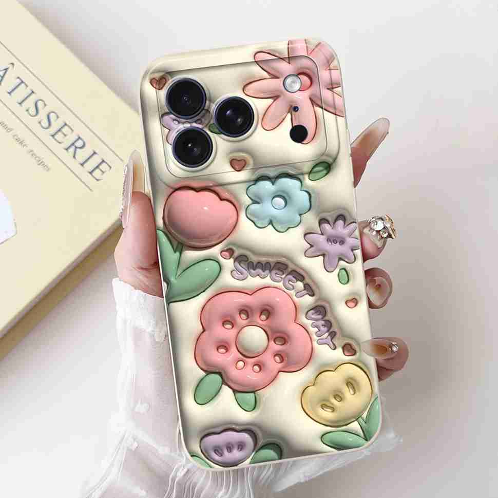 For Apple iPhone 17 Pro Max Case Luxury Painted Back Cover 6.56'' Silicone Soft Phone Case For iPhone17 iPhone 17 Pro Max Bumper