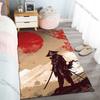 1PC Japanese Bushido Red Sun Carpet for Living Room Bedroom Sofa Home Decor Rus Non-slip Floor Mat Luxury Gift Multiple Sizes