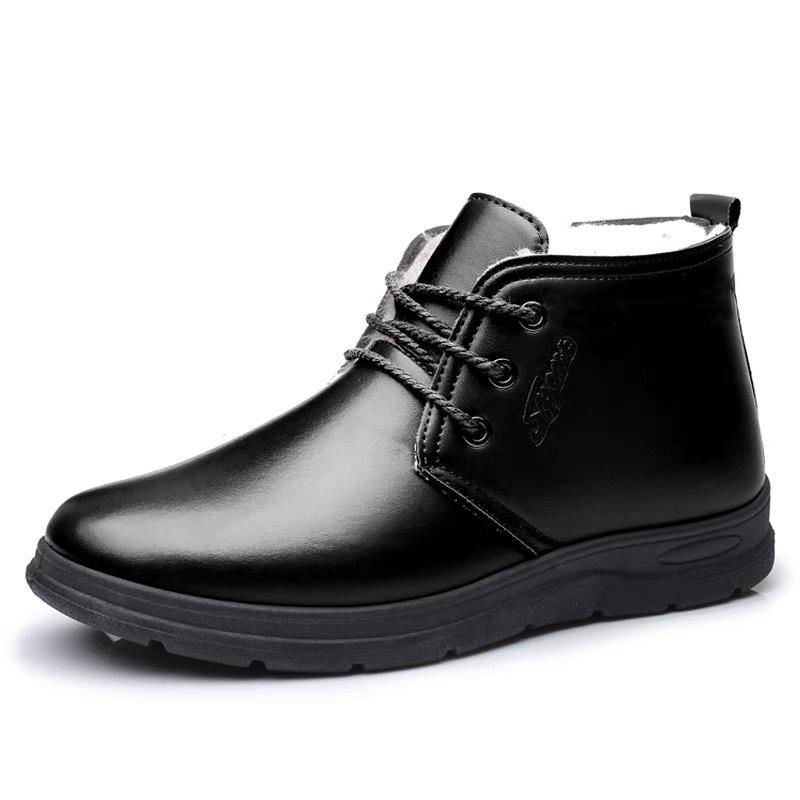 

Новые хлопковые туфли мужские туфли зимние теплые туфли бархатные водонепроницаемые нескользящие высокие ботинки-дутики короткие ботинки мужские хлопковые ботинки на толстой подошве 39