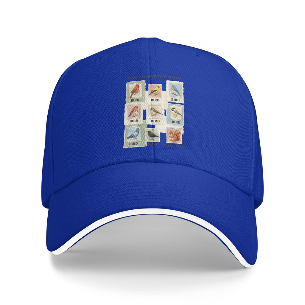How to Identify Birds Funny Squirrel Sandwich Cap Adult Sport Baseball Cap Birdwatching Breathable Racing All seasons Hats
