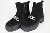 Suede Boots with Chain El Passo 1661 36 Black Winter