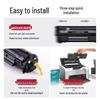 Deli Q2612A Compatible Refillable Black Toner Cartridge