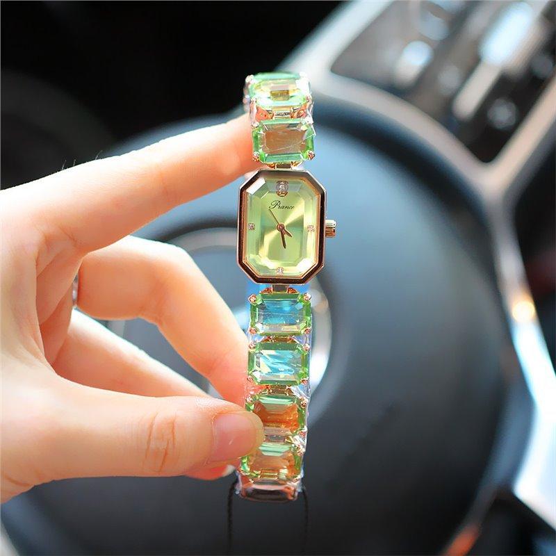 UTHAI CQ354 Fashionable Women Watch Rectangular Braceletfashionable Quartz Watchlight Luxury Clock Giftwatches for Woman