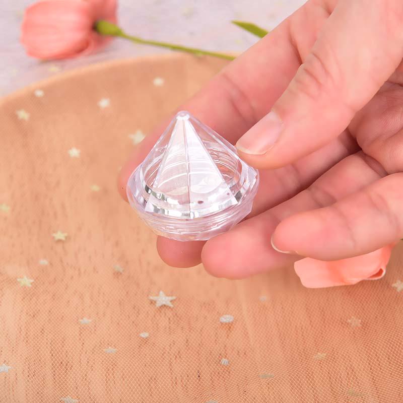 10Pcs 5G Cosmetics Empty Jar Pot Diamond Cream Box Cream Container