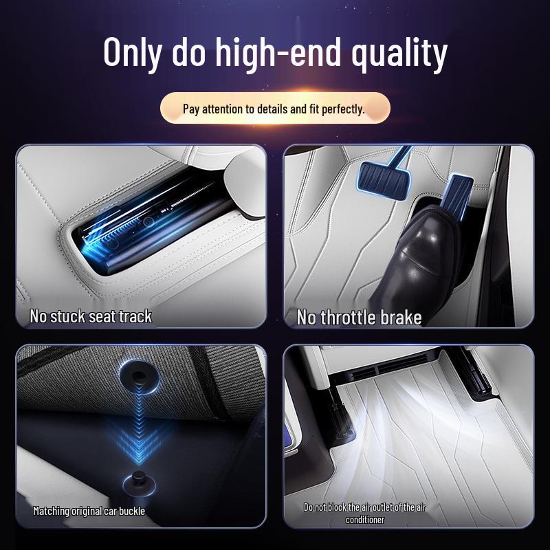 Zeekr 9X Floor Mats: Full Coverage Carpet for 2025 Six-Seater
