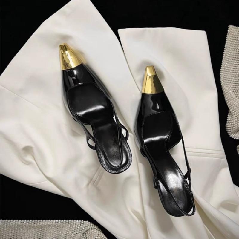 2025 Summer Brand Women's High Heels, Fashionable Ladies' Elegant Outdoor Dress Sandals, Party High Heels Luxury Sandals