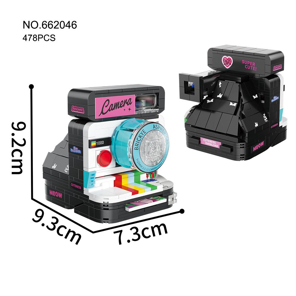 Creative Trend Camera Building Blocks Model Assembly Kids Toys Mini Bricks Christmas Birthday Gifts