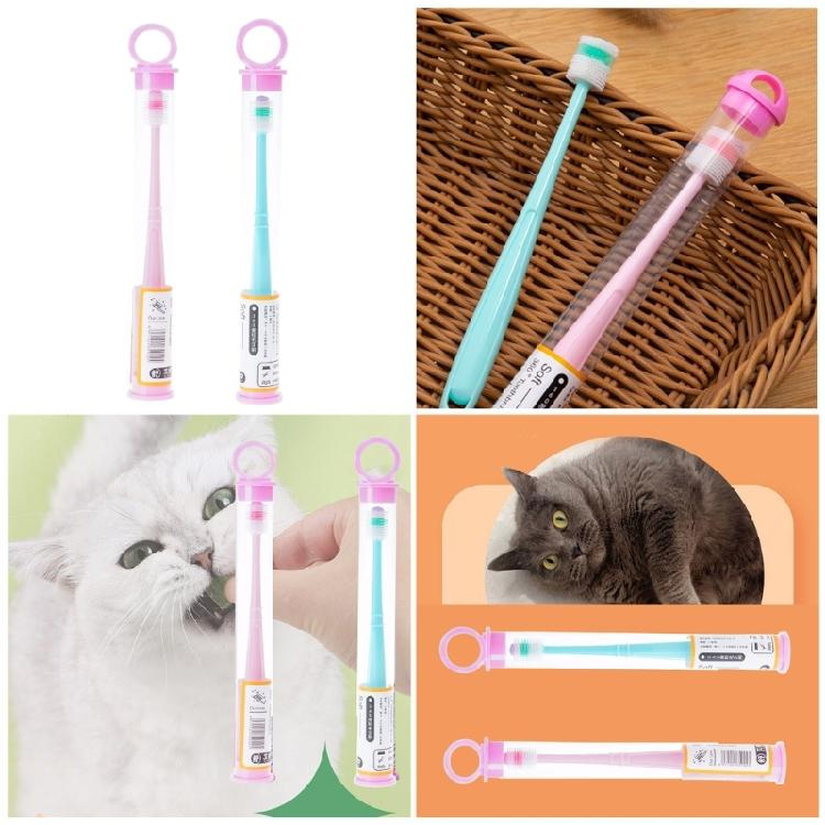 Pet Teeth Cleaning Kits Dogs Toothbrush Cats Dental Care Cleaning Tool Dog Supply