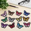 12pcs set Embroidered Fabric Patches Sewing Bag Clothes Applique Craft DIY Decoration
