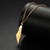 My Shape Palästina Karte Anhänger Halsketten für Damen Herren Geschenke Palästinenser Ethnische Karte Choker Halskette Edelstahl Schmuck