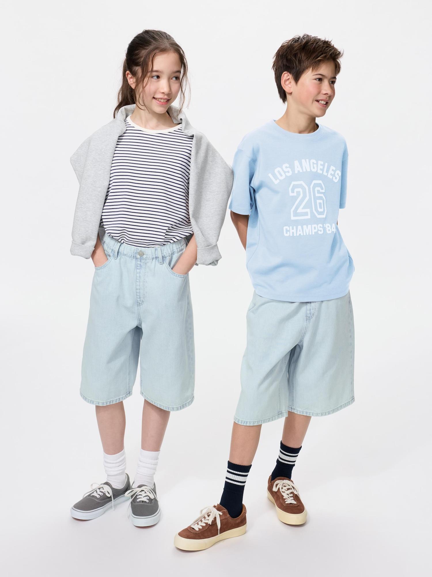 Uniqlo Япония Широкие Штаны 62 BLUE/100