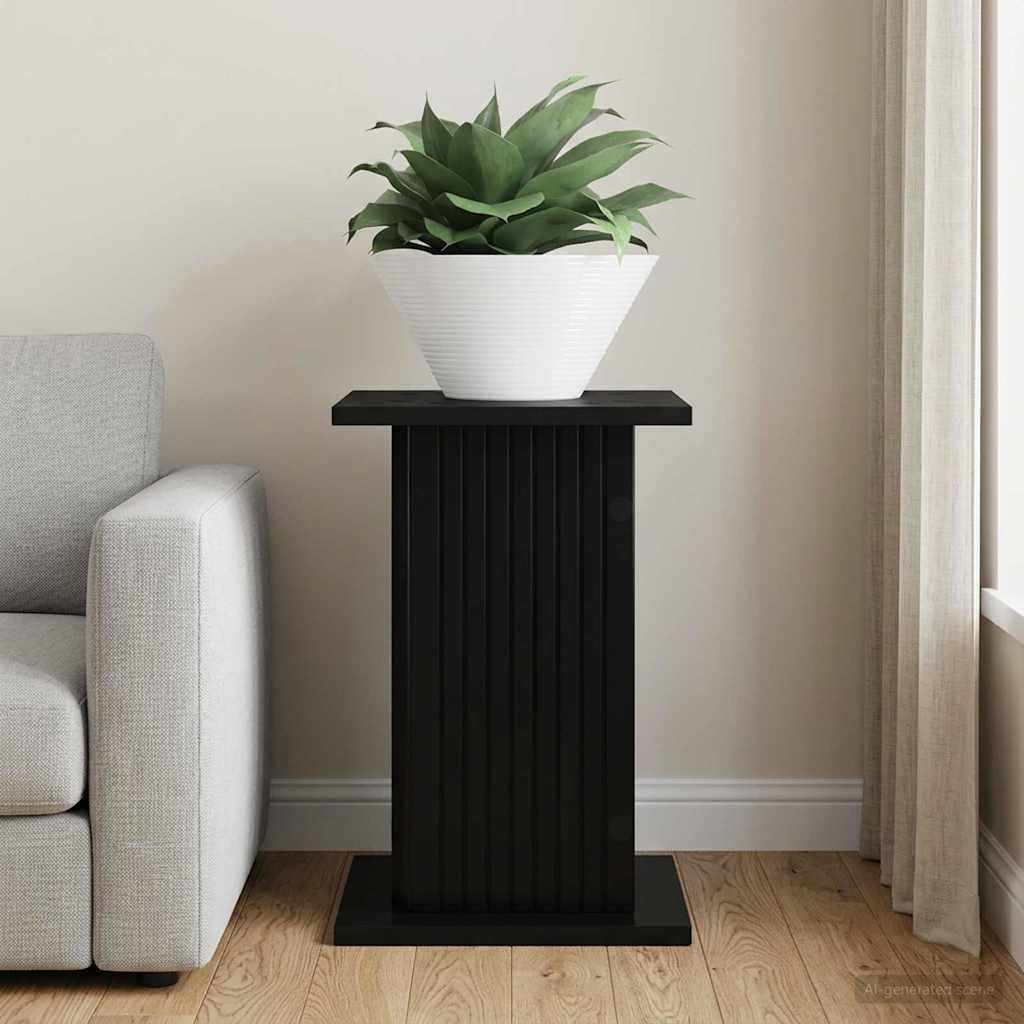 Plant Stand Black 30.5 x 30 x 43 cm Particleboard