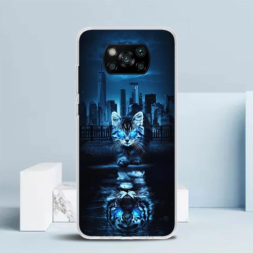 Cool Animal Big Cat Tiger Phone Case For Xiaomi Poco F7 Ultra X5 X6 X7 Pro M7 Redmi 15C 15 13C 13 12C 12 10C 10 10A 9 9C 9A 9T C