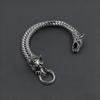 Stainless Steel Double Luxury Pig Head Bracelet Trendy Men