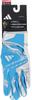 adidas Baseball Batting Light Size LBG504 Gloves, 51, Medium, Blue/Silver (2313L), L,