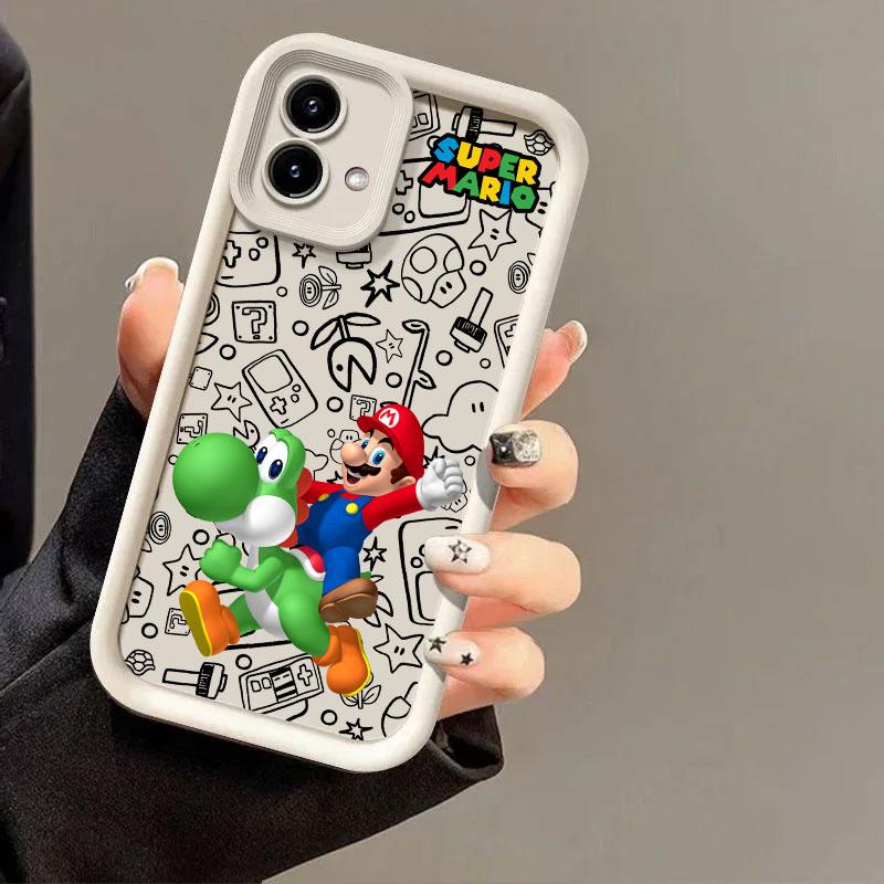 Super-Bros Phone Case for Marios Motorola Moto Edge 40NEO 50 Pro 60 Fusion G05 G14 G15 G24 G32 G35 G52 G53 G60 G75 G84 G85 Cover