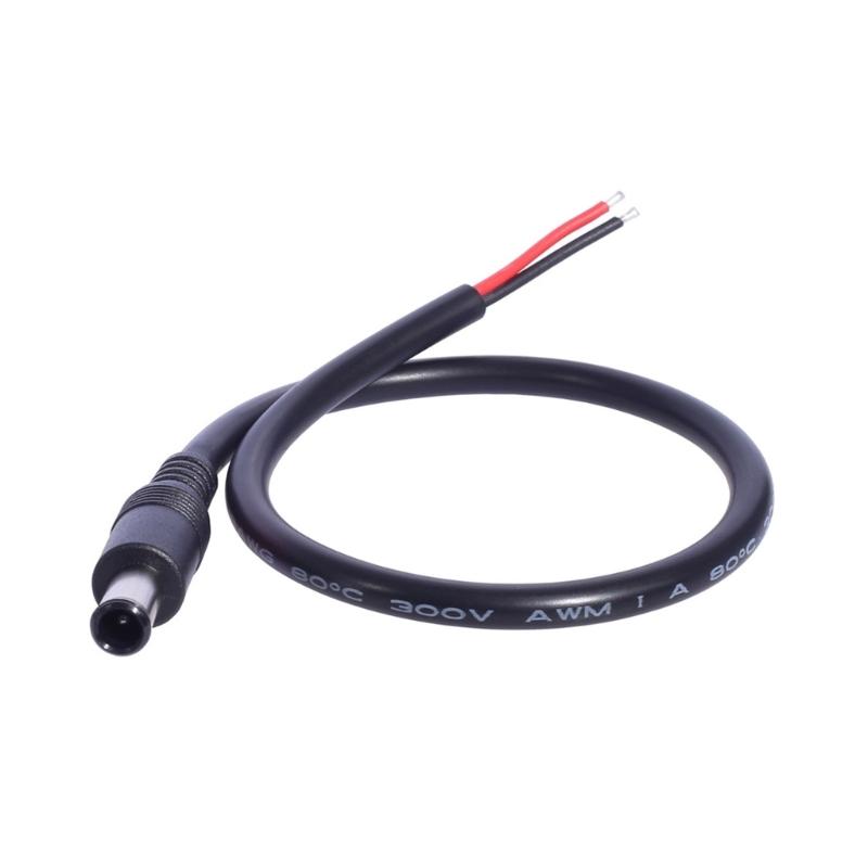 Power Pigtails Cable 6.5mmx4.4mm Male Plug To Bare Wire Open End Power Supply Replacement Repair Cord for Computer