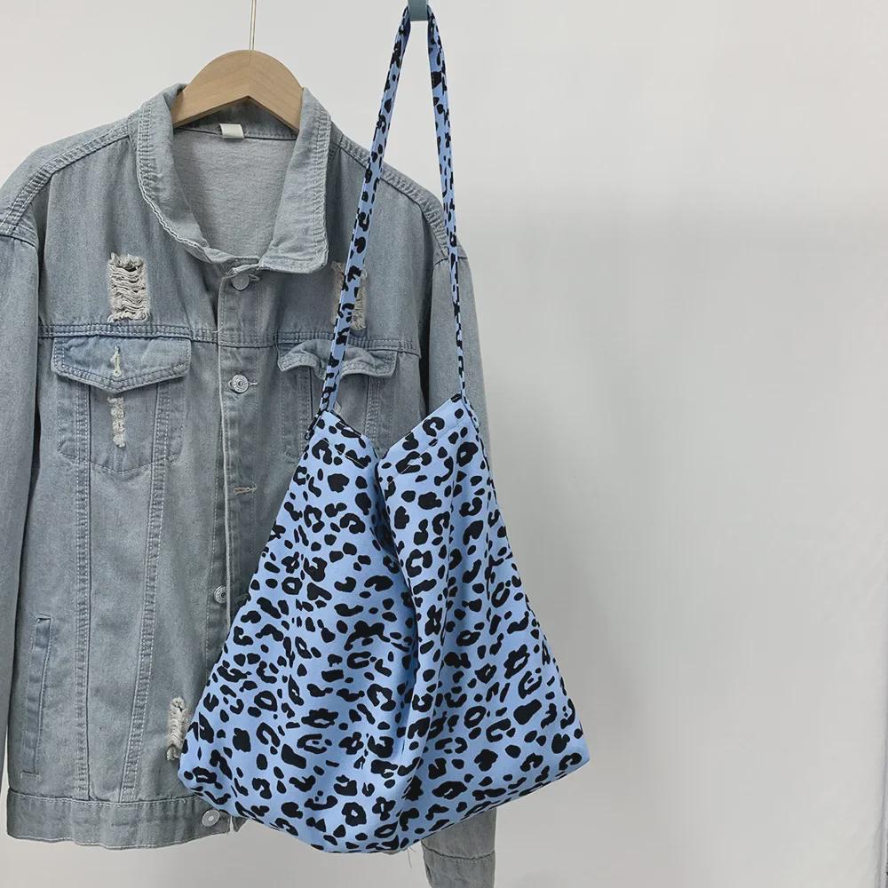 Μοντέρνα Κορδούρα με Λεοπάρ Μοτίβο Τσάντα Χιαστί & Ώμου - Μεγάλης Χωρητικότητας για Φοιτητές & Ψώνια