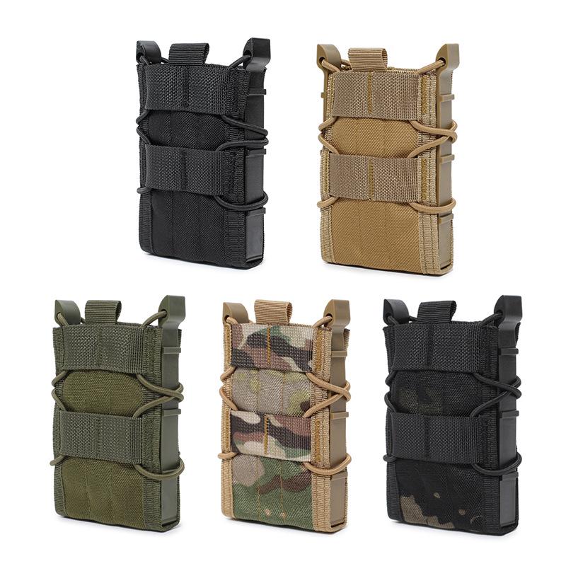 Militärische taktische MOLLE 5.56 Schnellzieh-Einzelmagazintasche für Outdoor-Westen