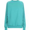 Shop   Women Round Neck Stitch Pocket Raglan Sweatshirt Pink Dai Wsh 20327