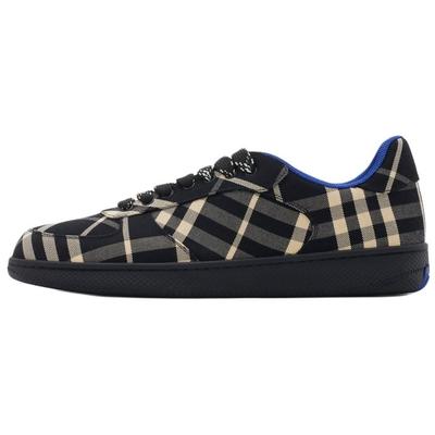 Burberry Terrace Low Top Skateboard Shoes Men's Black 80952741
