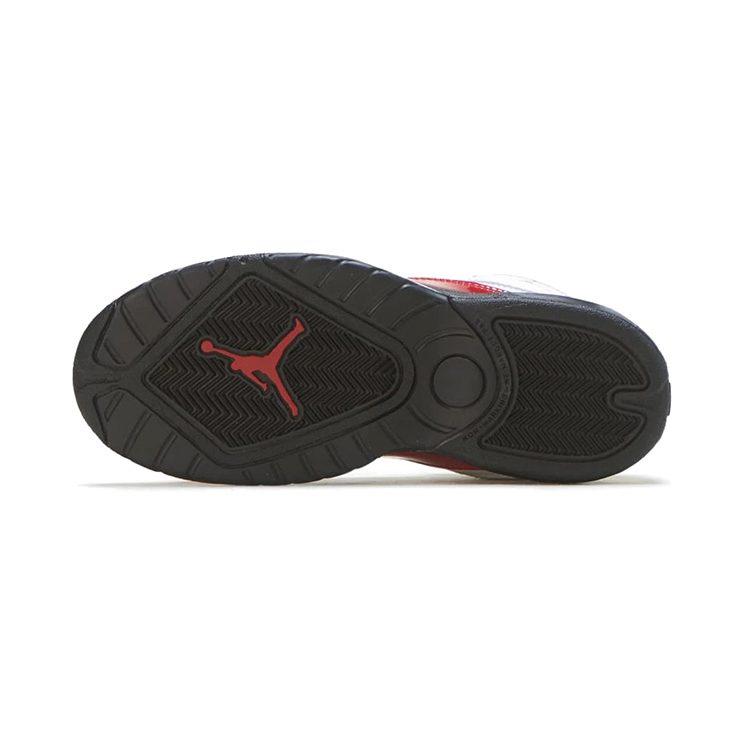 Jordan B'Loyal Mid top Vintage Basketball Shoes White Black Red Children Aged 3 7 Years Old CK1426-106
