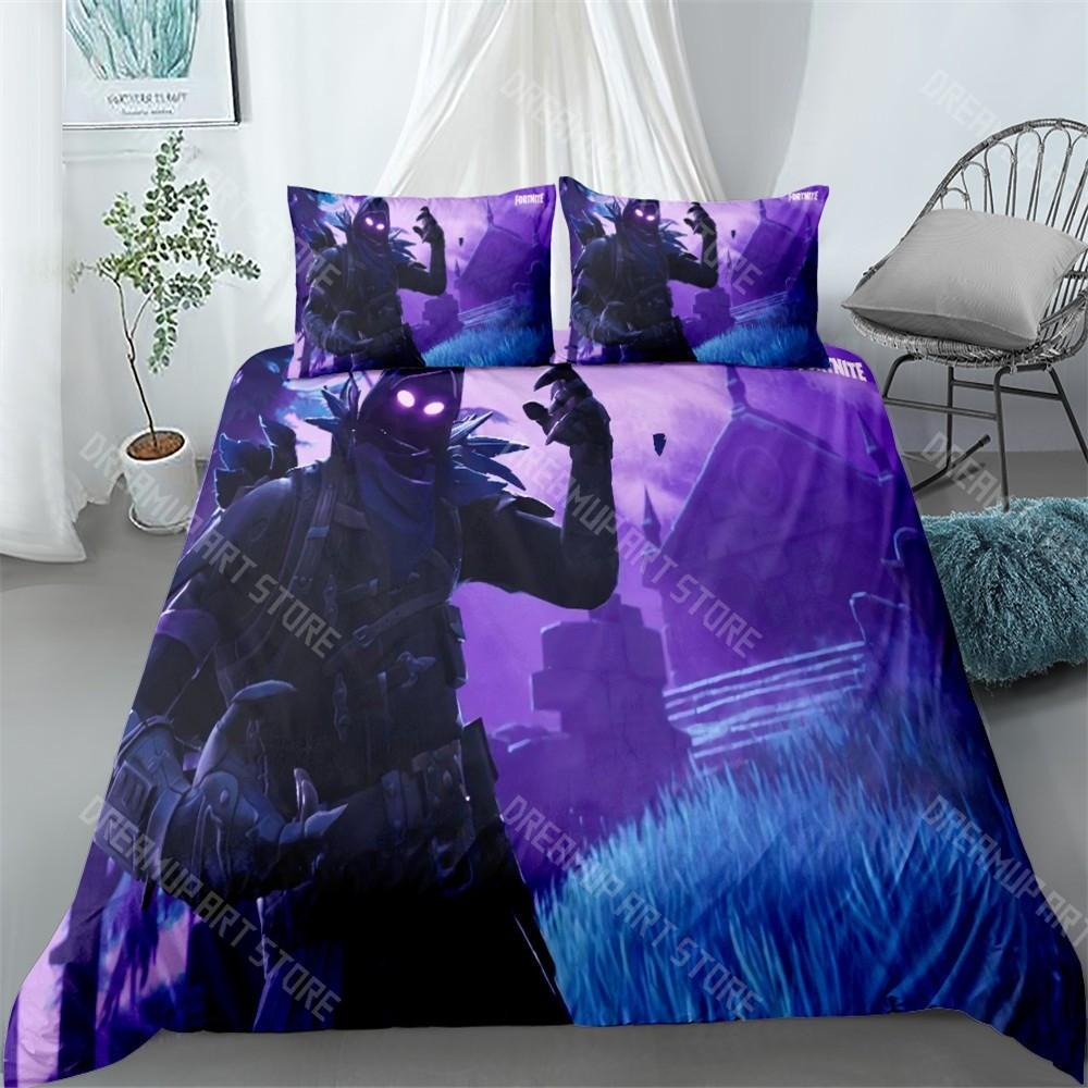 Hot Game Duvet Cover Pillowcase Bedding Set F-FORTNITES Adult Boy Girl Bedroom Decoration Children Gift Single Double Large Size