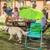 Kids Camping Chair with Outdoor Umbrella Folding Lightweight and Sturdy Wind Resistant Sand Seat for Beach Outdoor Camping