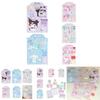 Cute And Fresh Cartoon Stationery Set Of 5 With Unique Envelopes And Sticky Notes