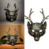 Hirschmaske für Kinder Erwachsene Festival Party, Halloween Hirsch Cosplay Maske Hirschkopf Maske Halloween Hirsch Kostüm