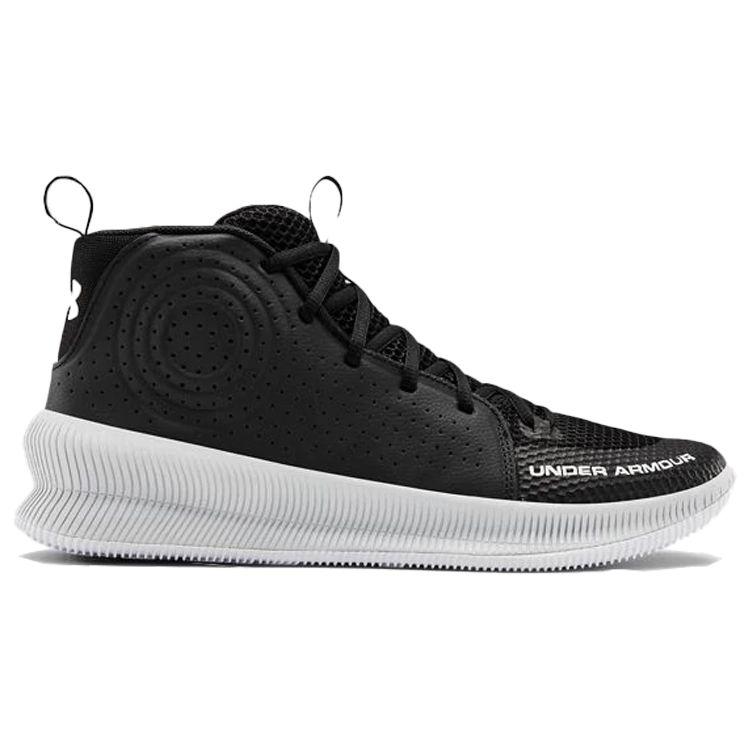 Under Armour Jet Black White Men Sneakers 3022051-005