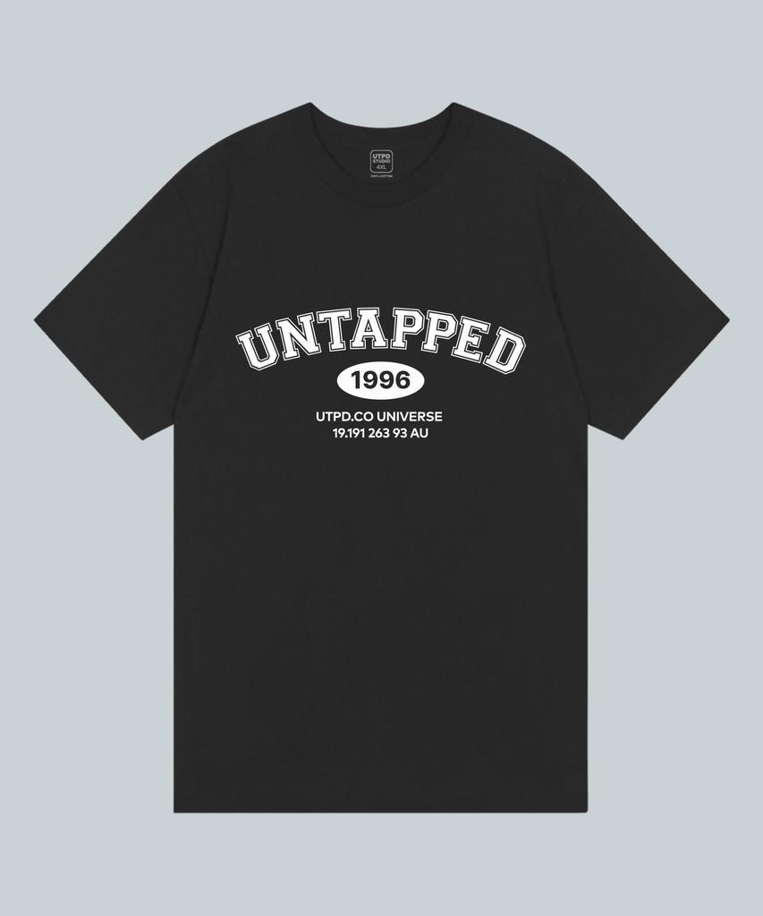 UNTAPPED STUDIO 1996 Signature Pure Cotton Big Oversized Short Sleeve T-Shirt 2 Colors