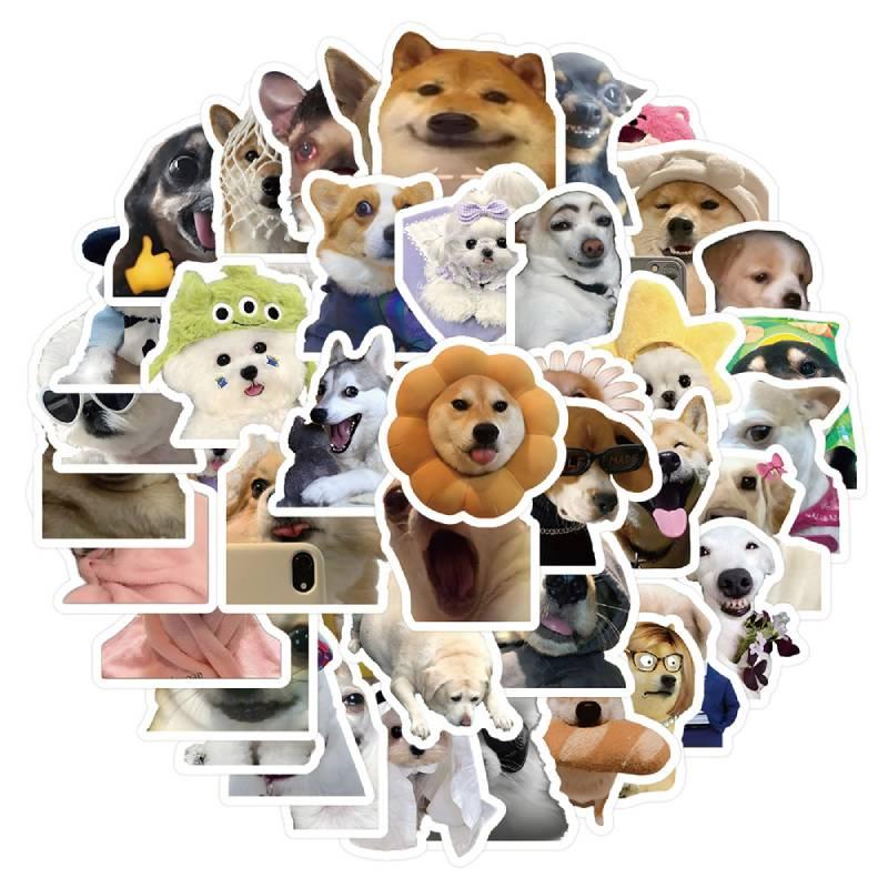 Realistic Popular Dog Stickers Cute And Funny Animal Decorations For Phone Cases And Journals Pieces)