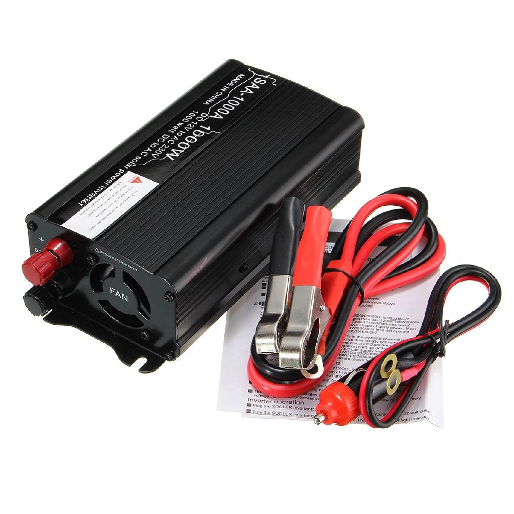 1000W DC 12V To AC 220V USB Car Power Inverter Charger Converter Adapter DC 12 To AC 220 Modified Sine Wave Transformer