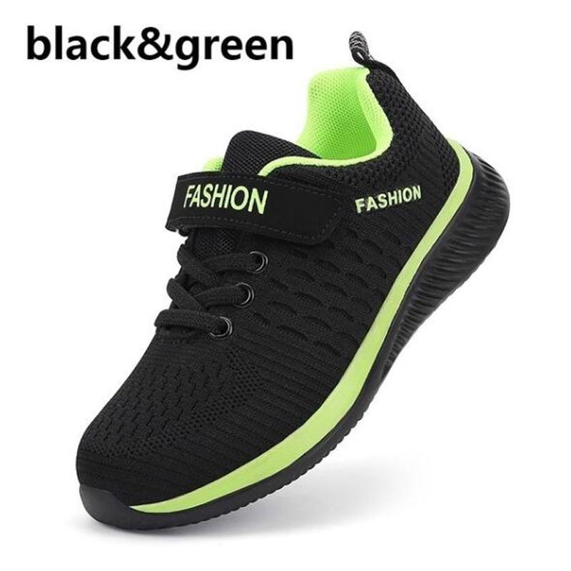 Autumn Mesh Kids Running Shoes Lightweight Breathable Outdoor Sneakers Boys Girls Athletic Footwear