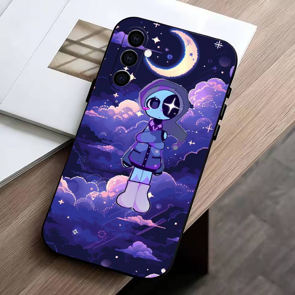 Cute Sprunki Phone Case Black Silicone Soft For Samsung Galaxy A73,A72,A71,A70,A53,A52,A51