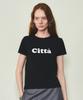 CITTA Signature Logo Short Sleeve T-Shirt_Ctt332 (Black)