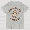 Who Gives a Hoot Cotton Summer Casual Cool Loose T-Shirt