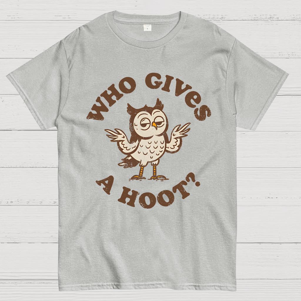 Who Gives a Hoot Cotton Summer Casual Cool Loose T-Shirt