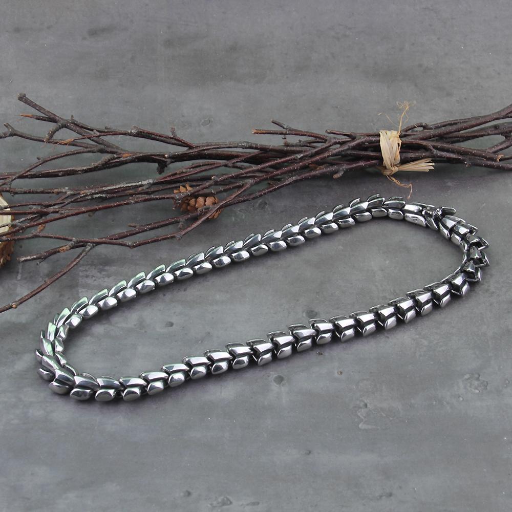 Viking Ouroboros Necklace for Men Stainless Steel Never Fade Punk Fashion Jewelry Street Culture