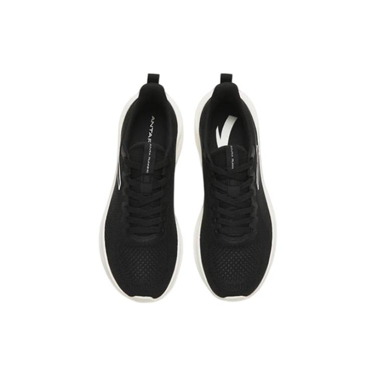 ANTA Cushioning Slip Resistant Breathable Low Top Casual Running Shoes Men's Black 912315582-1