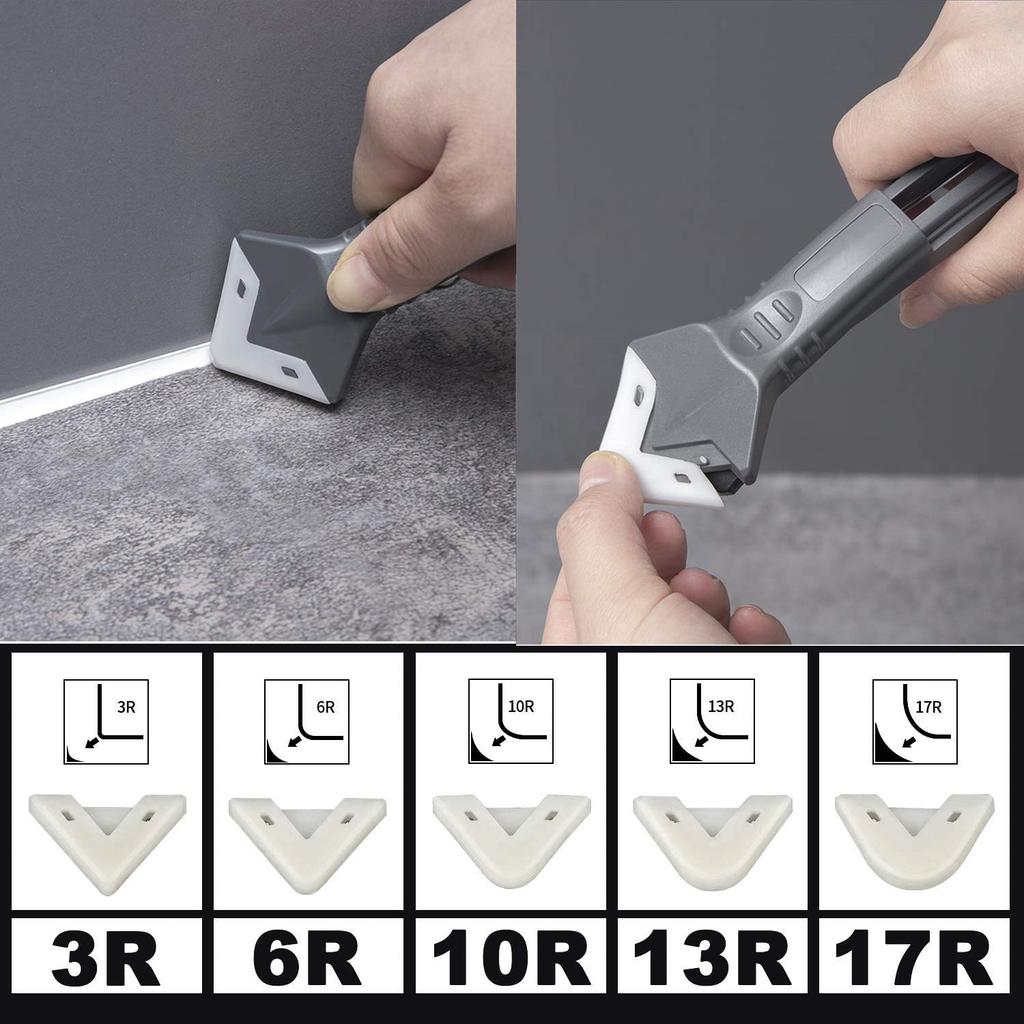 5 In 1 Silicone Sealant Grout Removal Tool Stainless Steel Head Caulking Tools