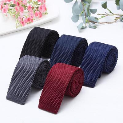 Ανδρική Casual Πλεκτή Γραβάτα Κορεατικού Στυλ 5-5,7cm Στενή Επίπεδη Άκρη Γραβάτα