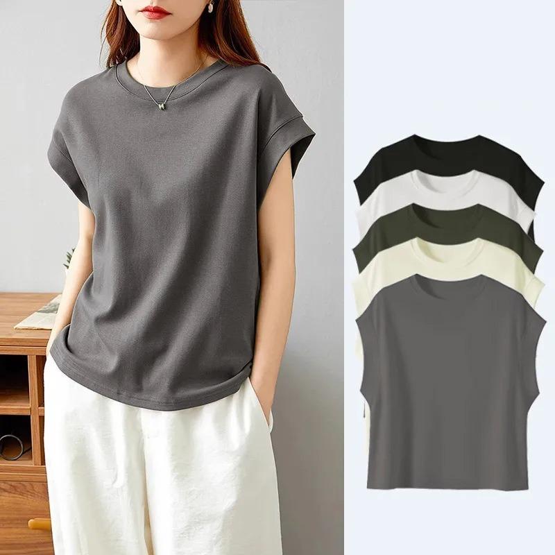 Women Fashion Anti Exposure Casual Summer Sleeveless Tank Top T Shirt
