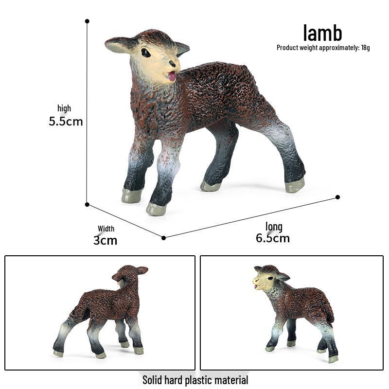 Children's Cognitive Animal Model Toy - Donkey Foal & Zebra Ornament